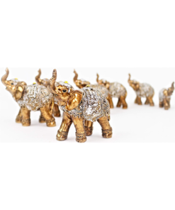 Lucky Elephants Statues Set