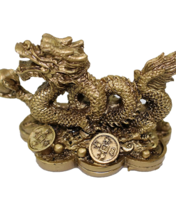 Dragon Coin Wealth Statue