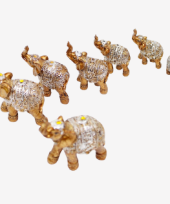 Lucky Elephants Statues Set